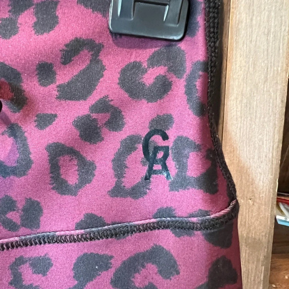 Good American women’s tie waist high rise leopard ombré leggings size XS(0) - Picture 3 of 11